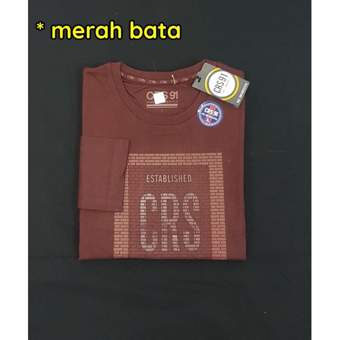 Kaos CRS Oblong Lengan Panjang M/L/XL/XXL