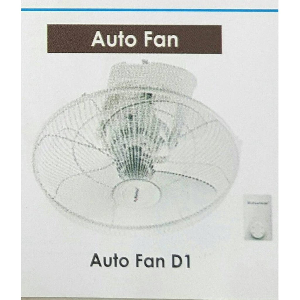 OKAYAMA/SOGO  Auto fan 17 FT328 D1/kipas angin plafon/orbit fan 16 inch atap new