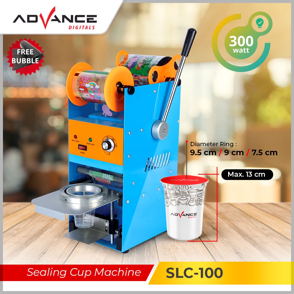 Advance Manual Cup Sealer Mesin Press Gelas SLC-100 GOJEK GRAB