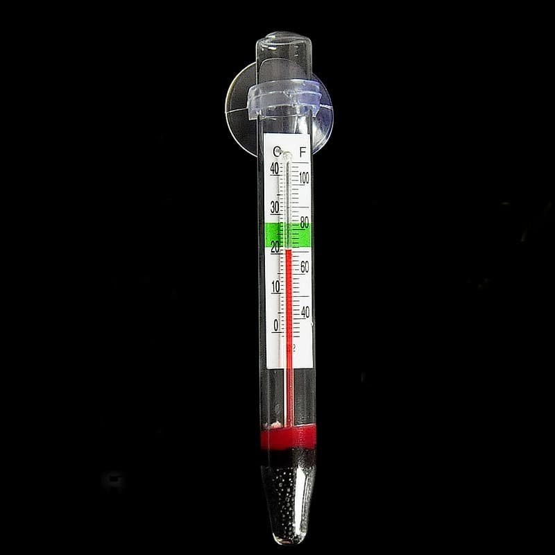 Termometer Pengukur Suhu Aquarium Glass Tube Temperature T140 - White