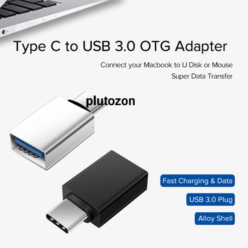 Metal OTG adaptor 3.0 termurah minimalis type C adaptor