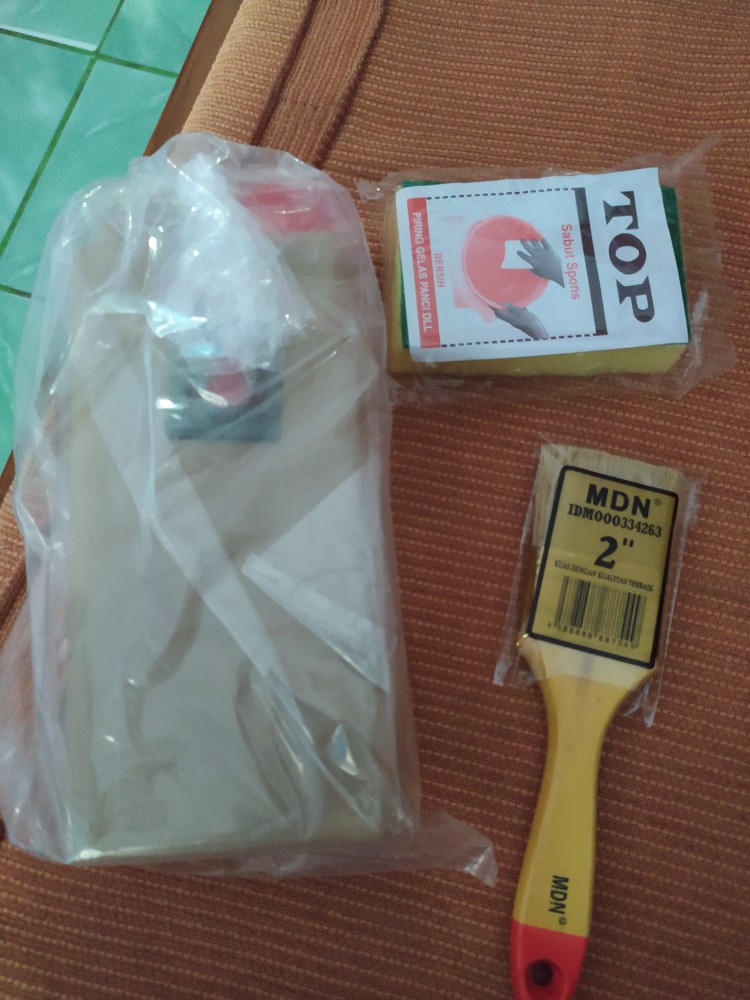 Spons Cuci Piring Sepeda Motor Multifungsi Spon Kuning