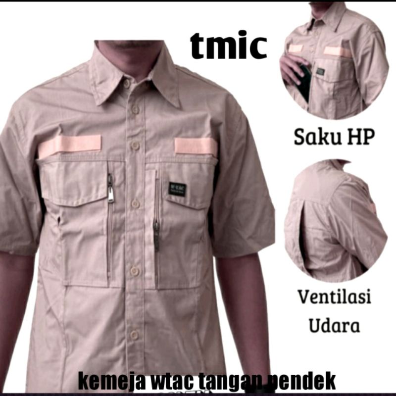 kemeja tactical WTAC tangan pendek kemeja lapangan