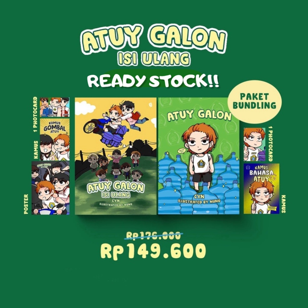 Komik Atuy Galon Atuy Galon Isi Ulang - CYN