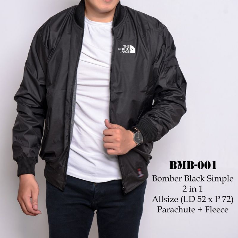 [Promo Shopee] JAKET BOMBER DTF / JAKET OUTDOOR BOLAK BALIK 2IN1 / JAKET MOTOR