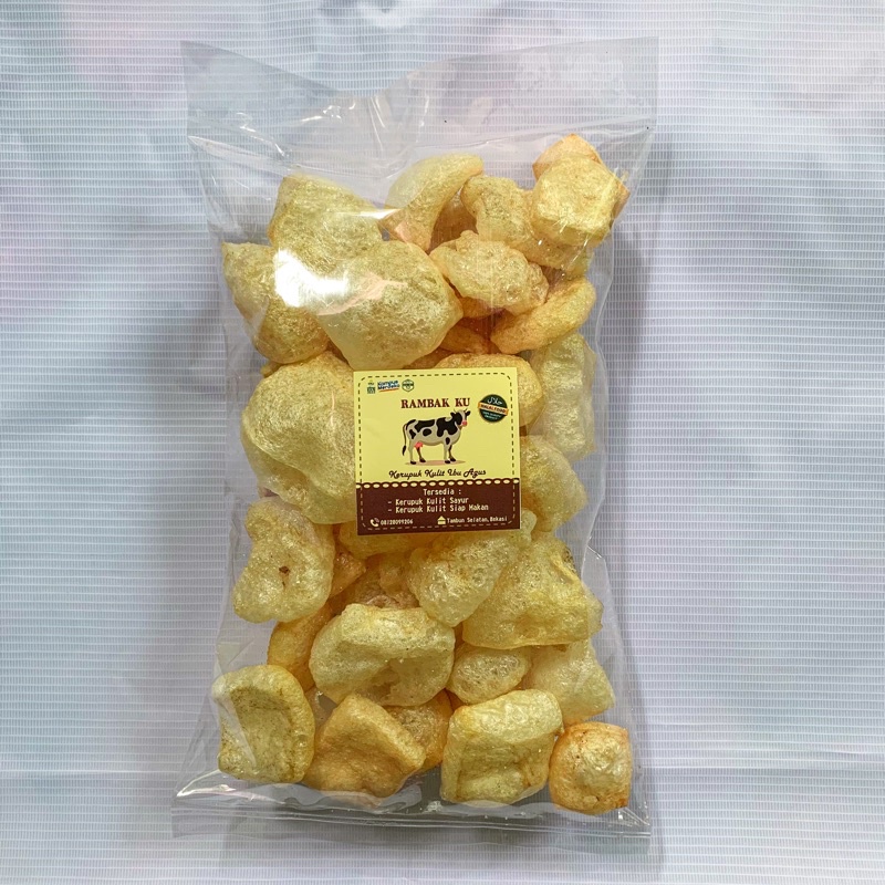 

KERUPUK RAMBAK/JANGEK/KULIT SAPI 100% PREMIUM
