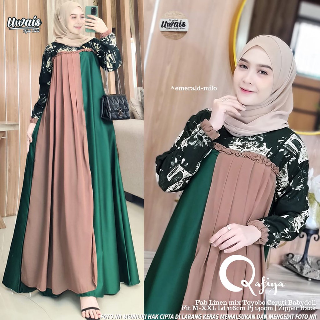 UWAIS GAMIS ORIGINAL | QAFIYA DRESS NEW ARRIVAL