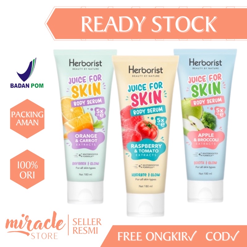 READY! HERBORIST JUICE FOR SKIN BODY SERUM BODY SCRUB FACE SCRUB EXFOLIATING GEL GEL EXFO GEL SCRUB BADAN WAJAH| BODY SERUM JUICE FOR SKIN HERBORIST HERBORIS HAND BODY BODY LOTION N BODY SERUM VIRAL HERBORIST BUAH FRUITY BODY LOTION HAND BODY HERBORIST