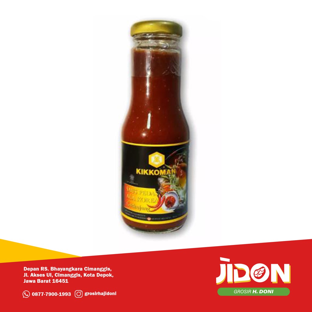 

Kikkoman Gochujang Sauce HALAL Botol 300 Gr