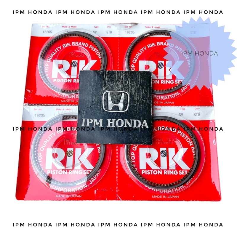 16205 RIK Japan / No Brand PHK Ring Seher Piston Mesin Honda CRV OLD Lama GEN 1 RD1 2000 2001 STD 025 050