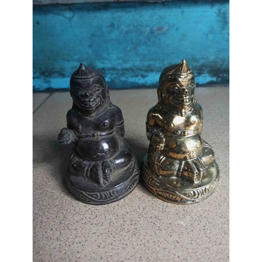 Koleksi Dua Patung Semar Duduk Koleksi Pajangan Antik Termurah