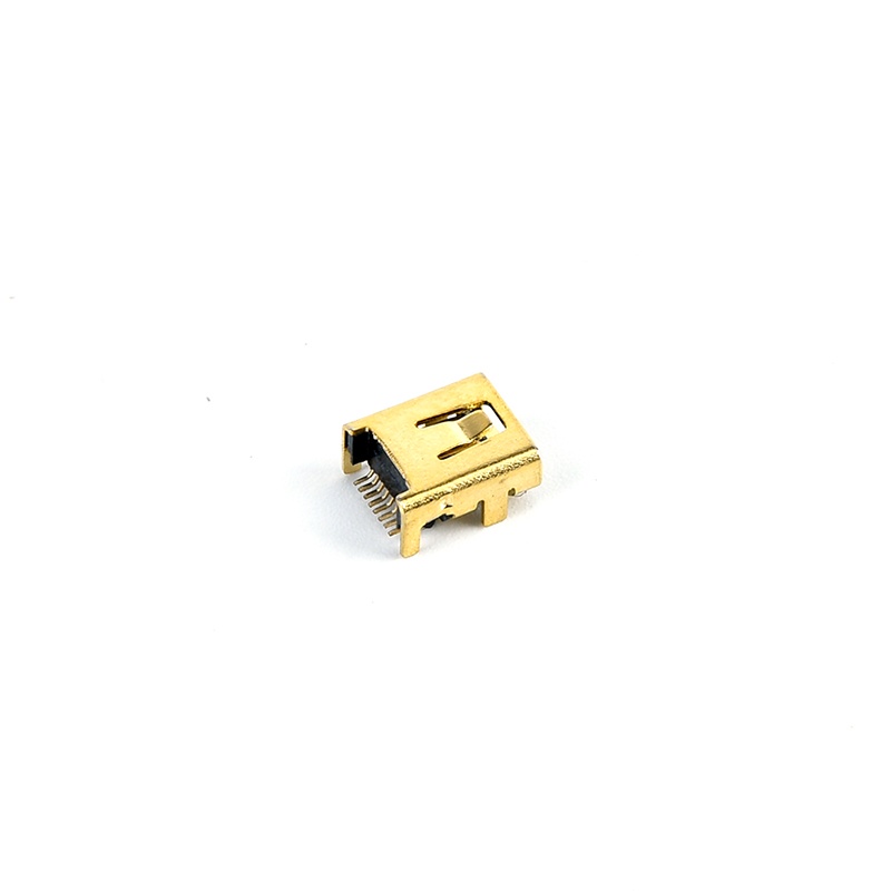 10pcs / 100pcs / Lot Soket Konektor Pcb Smt Mini Usb 8 Pin