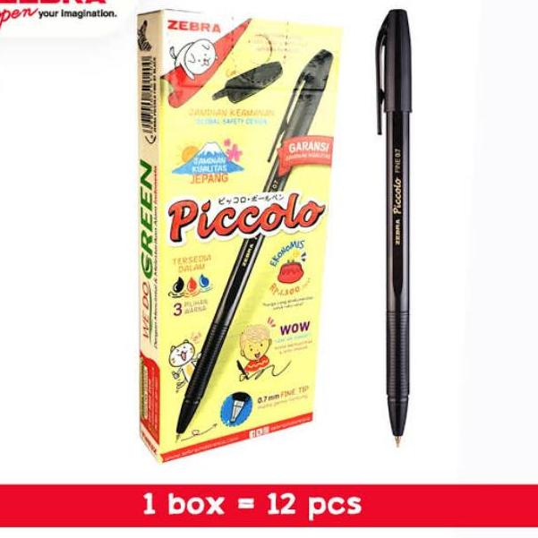 

KICL GROSIR SELUSIN 12 BUAH PULPEN SEMI GEL ZEBRA PICCOLO PICOLO PICOLLO PICCOLLO 2020