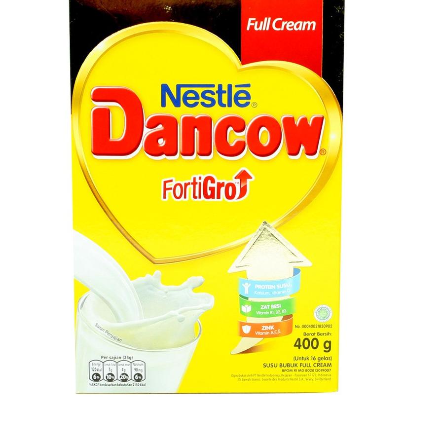

PROMOSI !!! 8.8 Susu Nestle Dancow Full Cream Fortigro 400gr [KODE 67]
