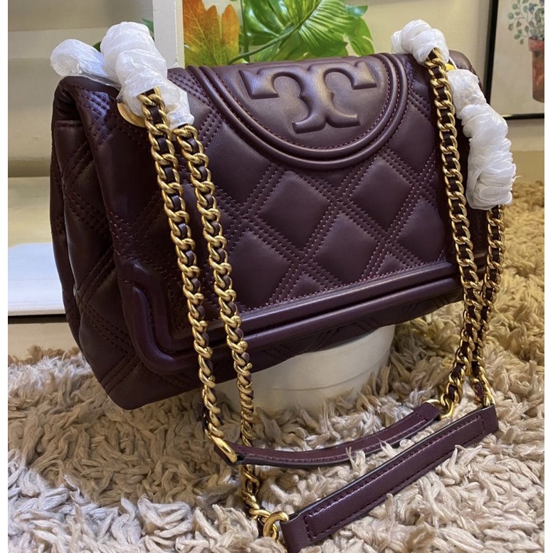 tas TB soft fleming medium convertible clared red NWT