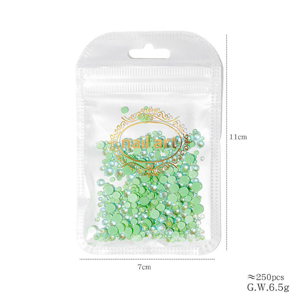 Agustina Dekorasi Nail Art Multi Size Colorful Auroral Neon Glow in the Dark Hiasan Kuku