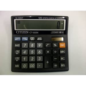 

Kalkulator Meja - Kalkulator Ilmiah - Kalkulator Citizen Kalkulator Desktop Citizen Ct-555 Original