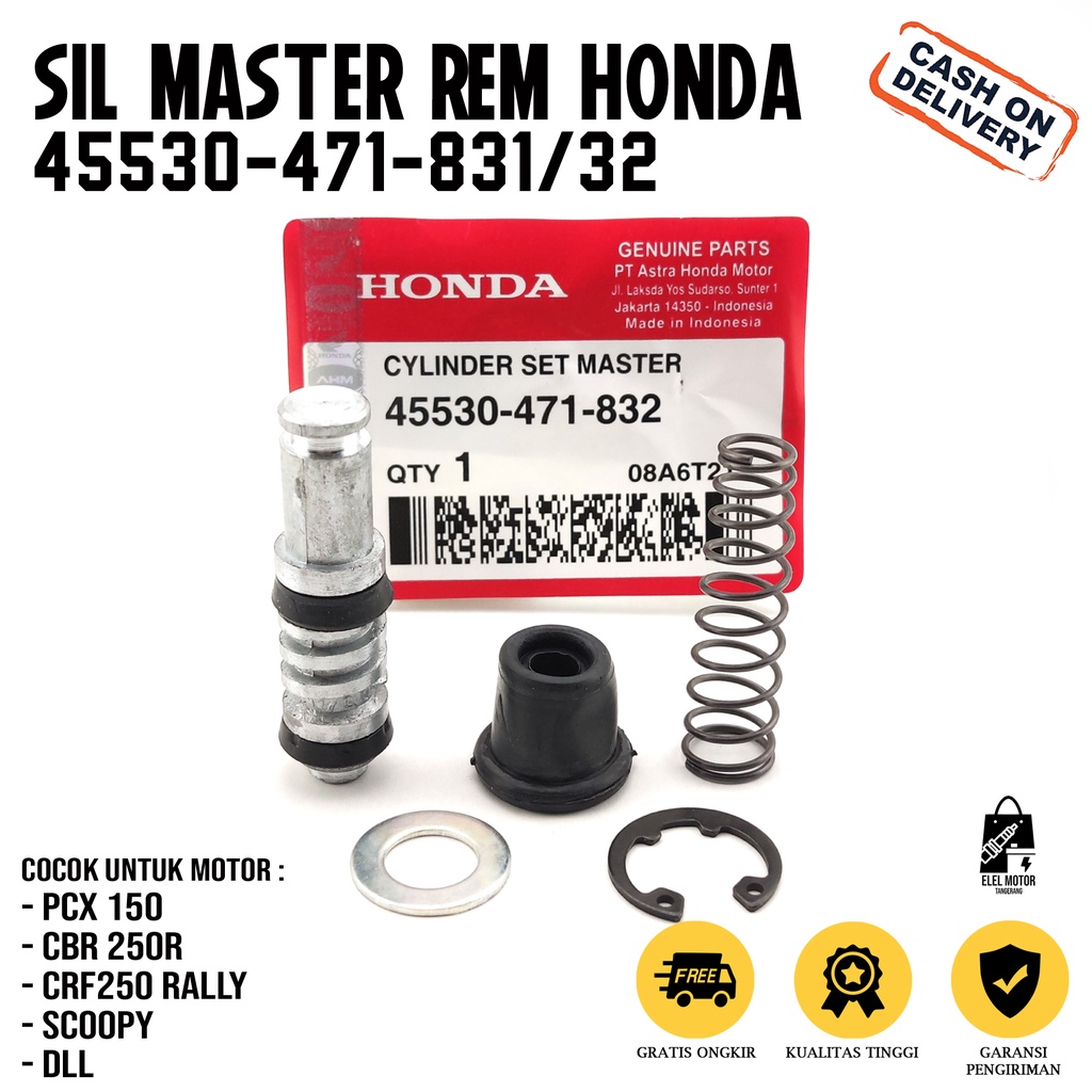 Jual Sil Seal Master Rem Scoopy Sil Master Rem PCX 150 Sil Master