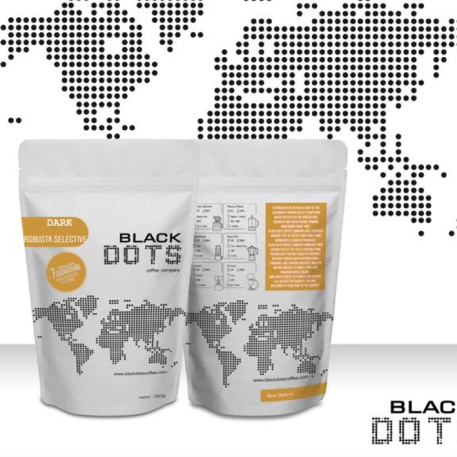 

250 Grams of Robusta Selective in Dark Roasted