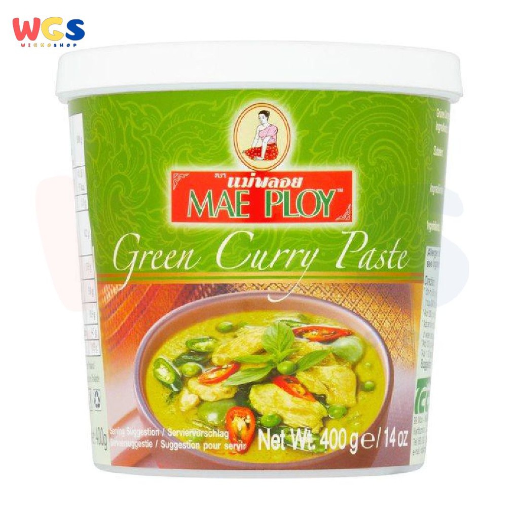 Mae Ploy Thai Green Curry Paste 400 gr - Bumbu Kari Hijau