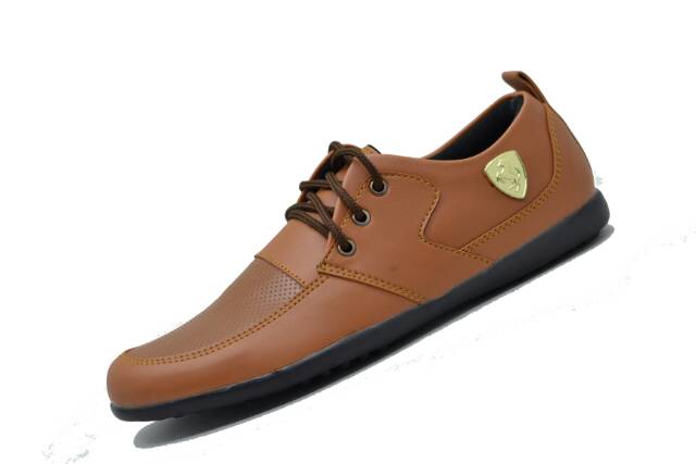 Sepatu casual tali pria krs kasual santai sneakers kuliah jalan baru keren murah cowok formal new