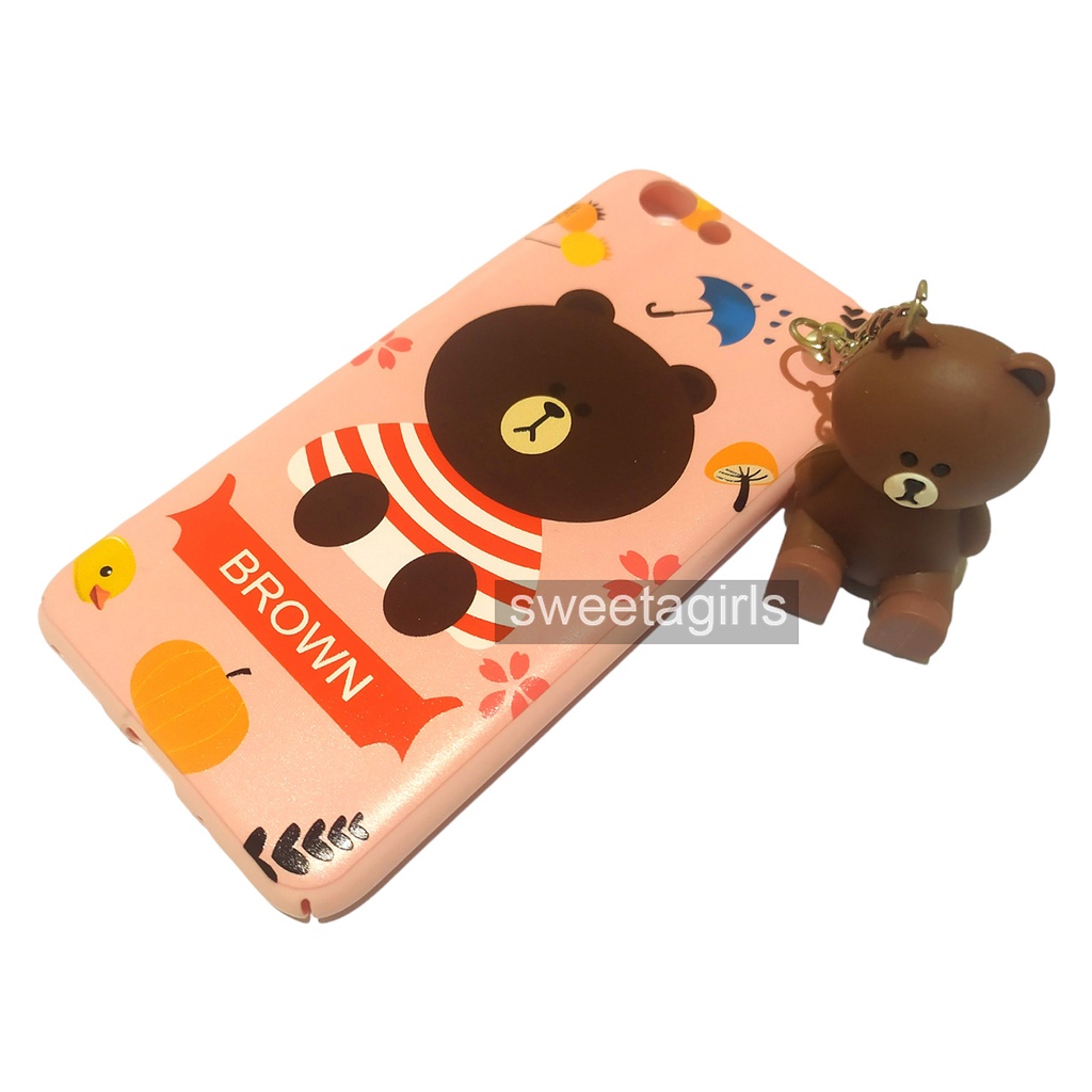 Casing Hp Oppo F3 - Case Plus Pendant Boneka - Bisa Bayar ditempat / COD - sweetacase.id - Hardcase / Casing HP / Casing lucu / Casing aestetic / casing karakter / Casing bisa stand / casing premium / kesing / kartun / Casing cewek