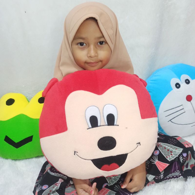 BANTAL kepala VELBOA 40CM karakter murah boneka