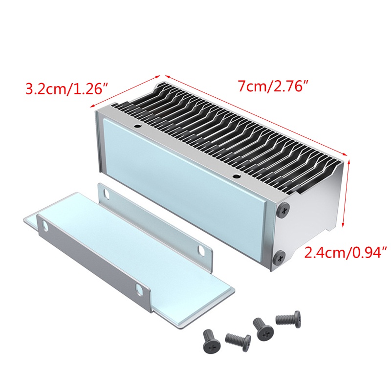 Bt Untuk M.2 SSD Heatsink Untuk PC NVME NGF F 2280 SSD Aluminium Heat Sink Cooler Pad