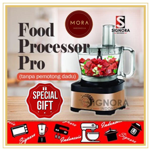 Signora NO CUBIC CUTTER Pro Food Processor