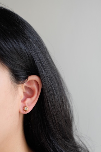 Ark.co - Calypso assymetric earrings anting bulan bintang asimetris