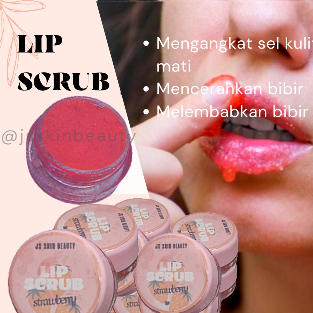 LIP SCRUB/ SCRUB BIBIR/ PEMERAH BIBIR