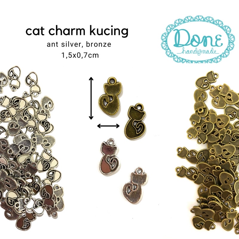 Charm kucing cat accesories perhiasan pernak pernik