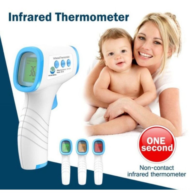 Thermometer Infrared Non Contact Thermometer - Thermometer Tembak Thermogun Termogun