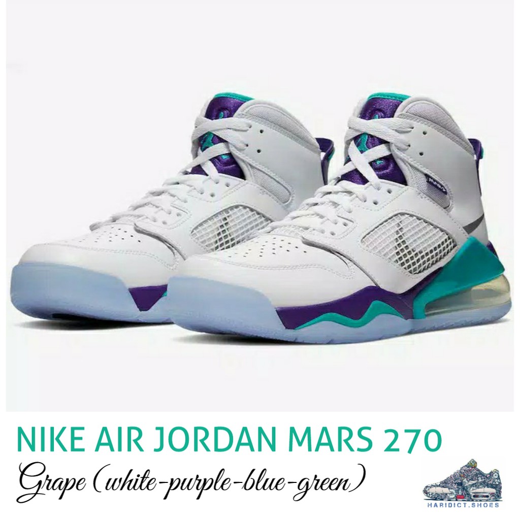 NIKE AIR JORDAN MARS 270 Grape / SEPATU PRIA / SNEAKERS / SEPATU SPORT COWOK / SEPATU OLAHRAGA