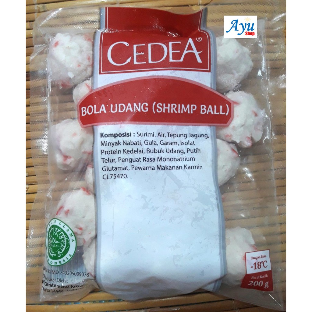 

Bola Udang (Shrimp Ball) Cedea 200gr