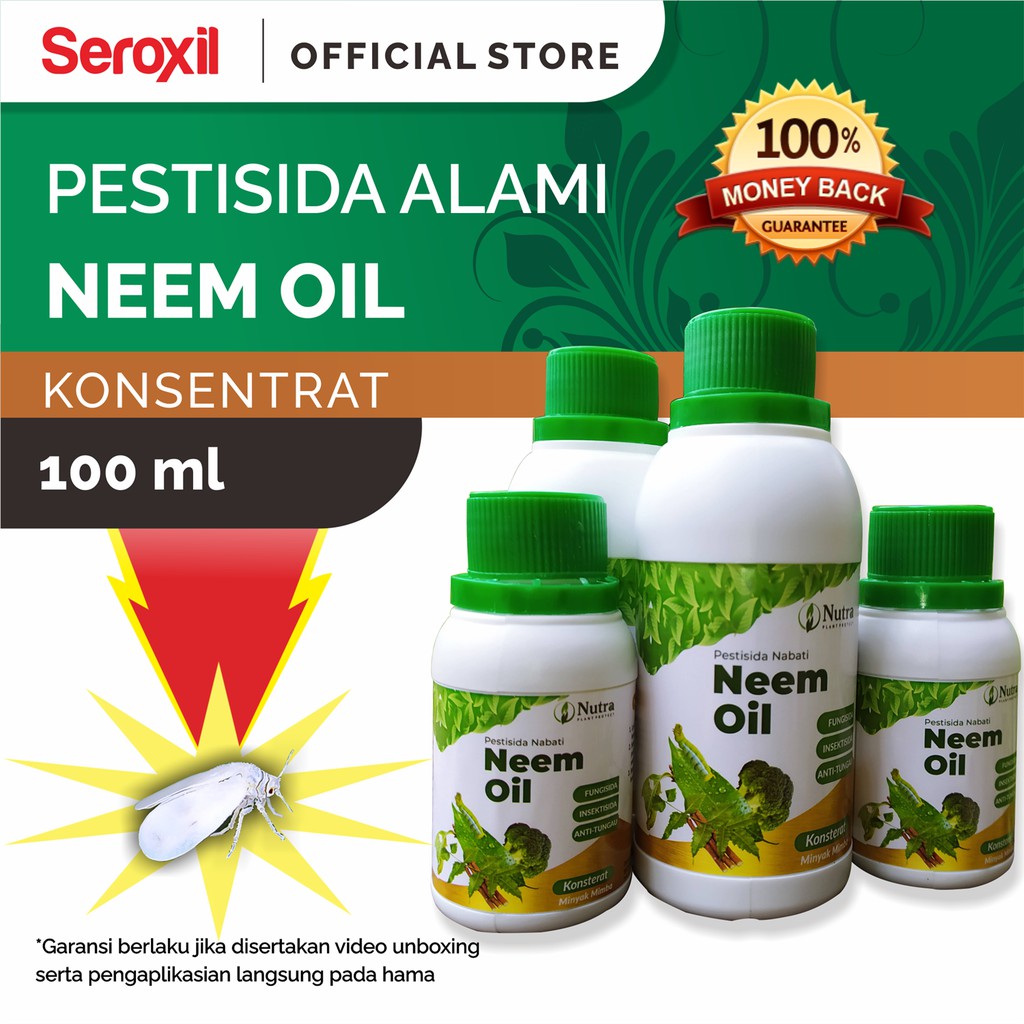 Pestisida-Insektisida Organik / Minyak Mimba / Neem Oil 100 ml (Seroxil)