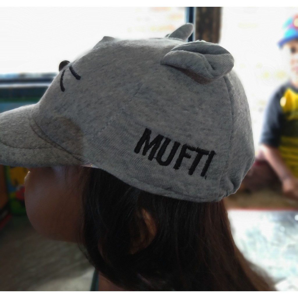 Topi kucing | topi bayi , ukuran bayi/balita laki laki perempuan bordir custom nama