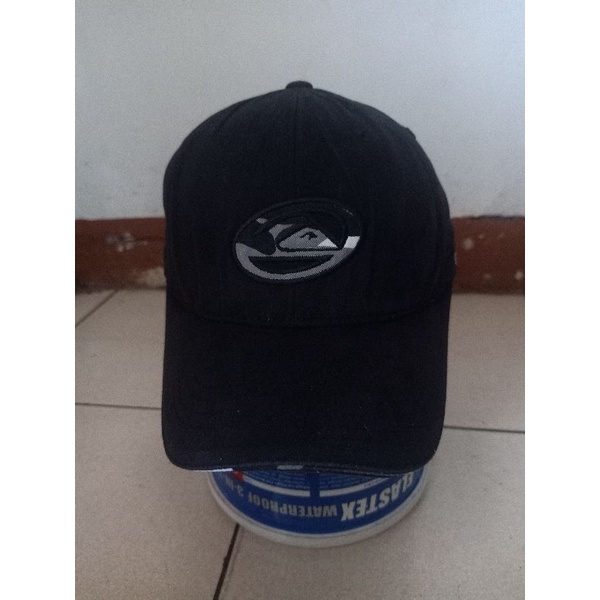 Topi Quiksilver original hitam second bekas