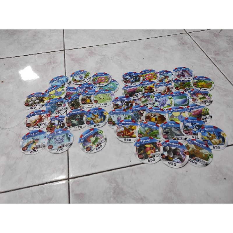 Kartu Choki Choki Pokemon Medallion Biru