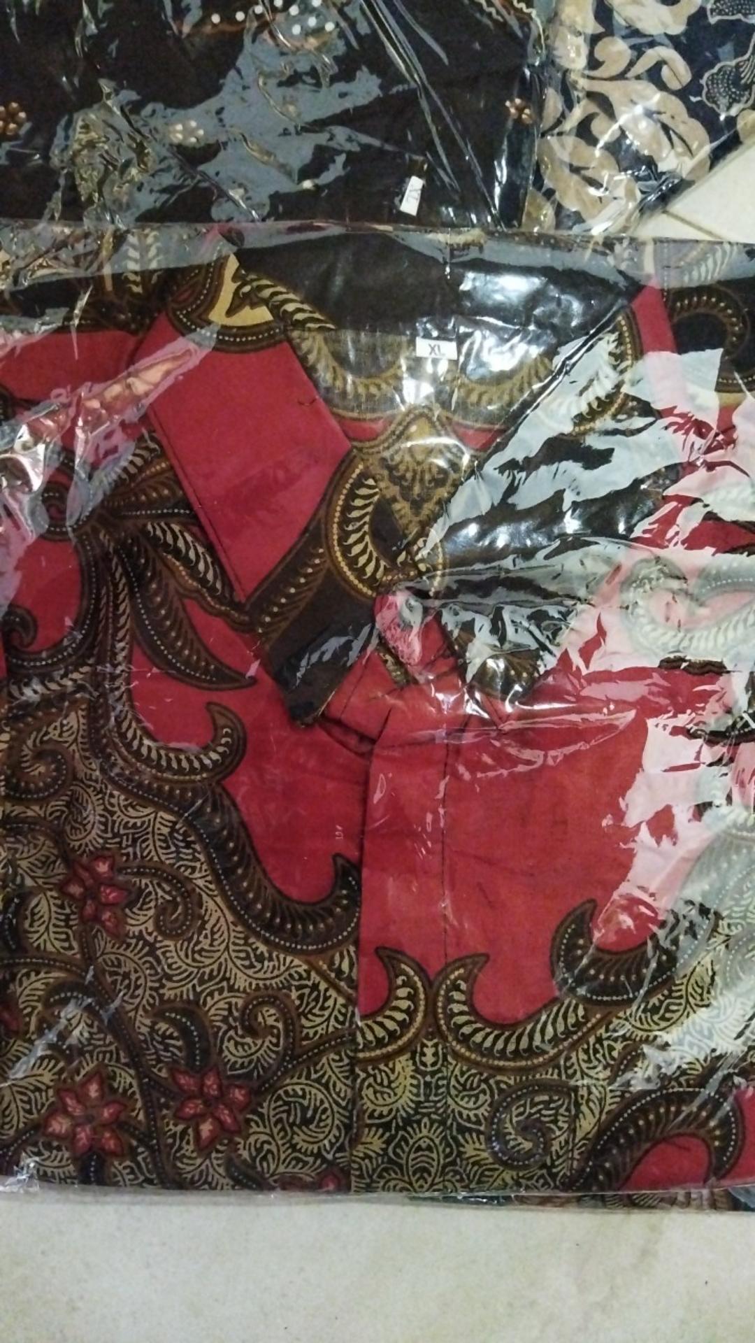 Baju Batik Pria Slimfit Big Size M L Xl Xxl Atasan Kemeja Batik Lengan Panjang