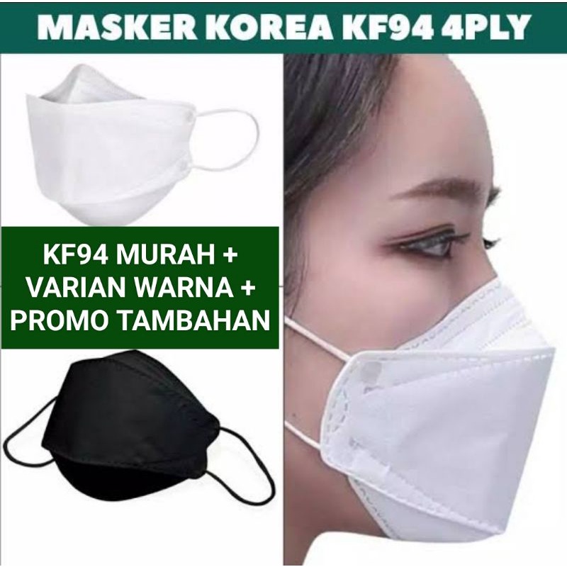 Masker Kf94 isi 10/pack varian warna warni