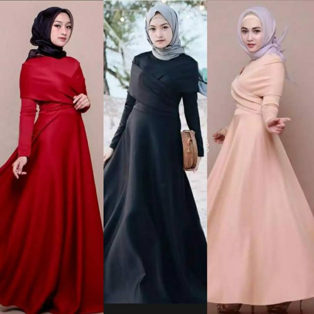 R950 - Tiara Maxi Dress Scuba