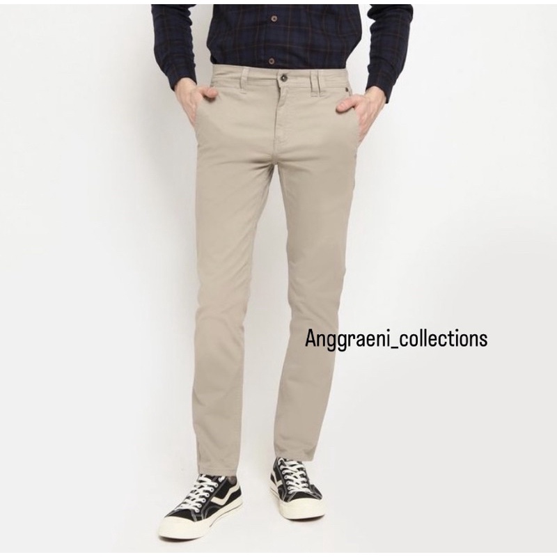 Celana Chino Chinos Pria Slim fit Panjang Kerja kantor Santai Liburan Cowok Gentleman Boy