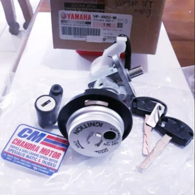 Kunci kontak set - key set Mio j kode part 54P-XH252-00 Asli Yamaha