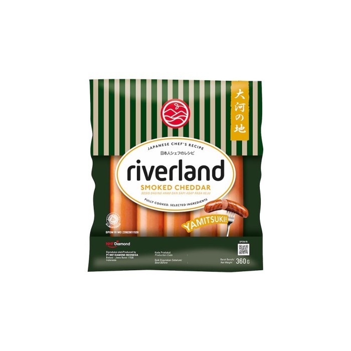 

RIVERLAND SMOKED CHEDDAR SAUSAGE 360 GR