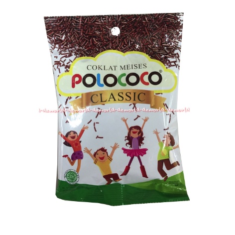 Polococo Classic 225gr Coklat Meises Polococo Classic Coklat Tabur Meses Cokelat Polo Coco Chocolate