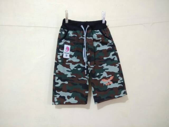 Celana Pendek Anak Army Size S, M, L, XL