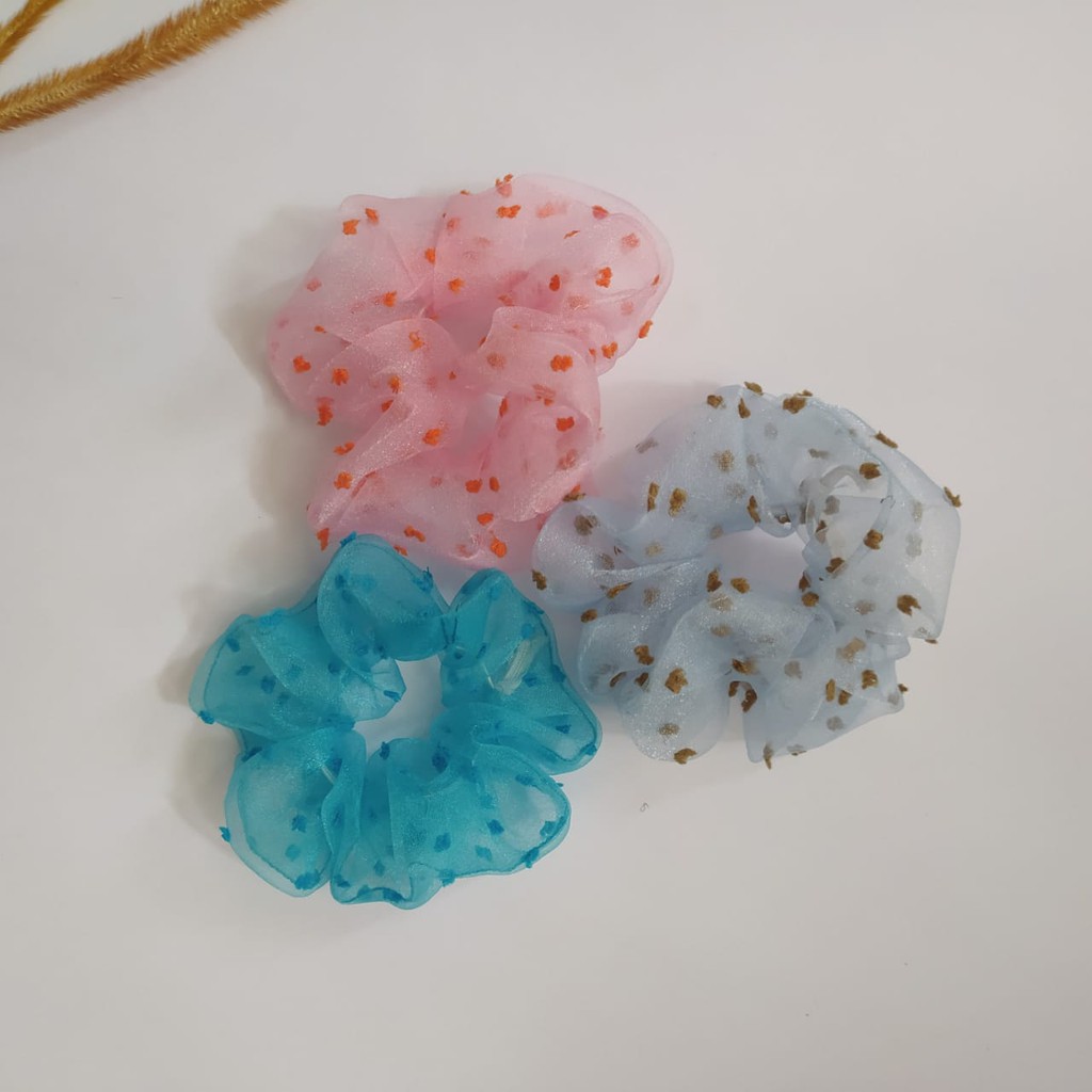 Grosir Scrunchie Ikat Rambut Korean Style