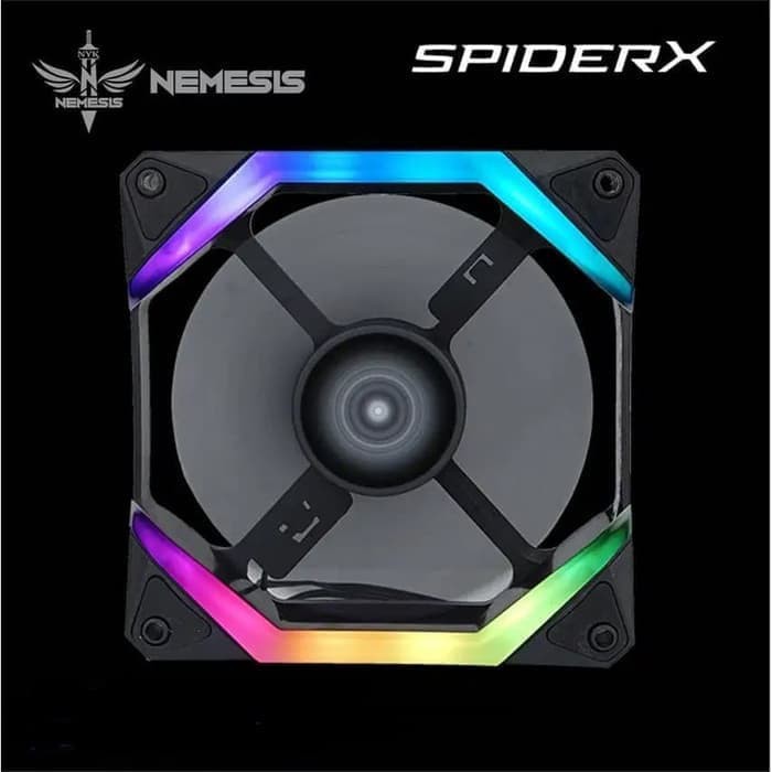 FAN Casing Gaming NYK NEMESIS SPIDER X RGB 12Cm