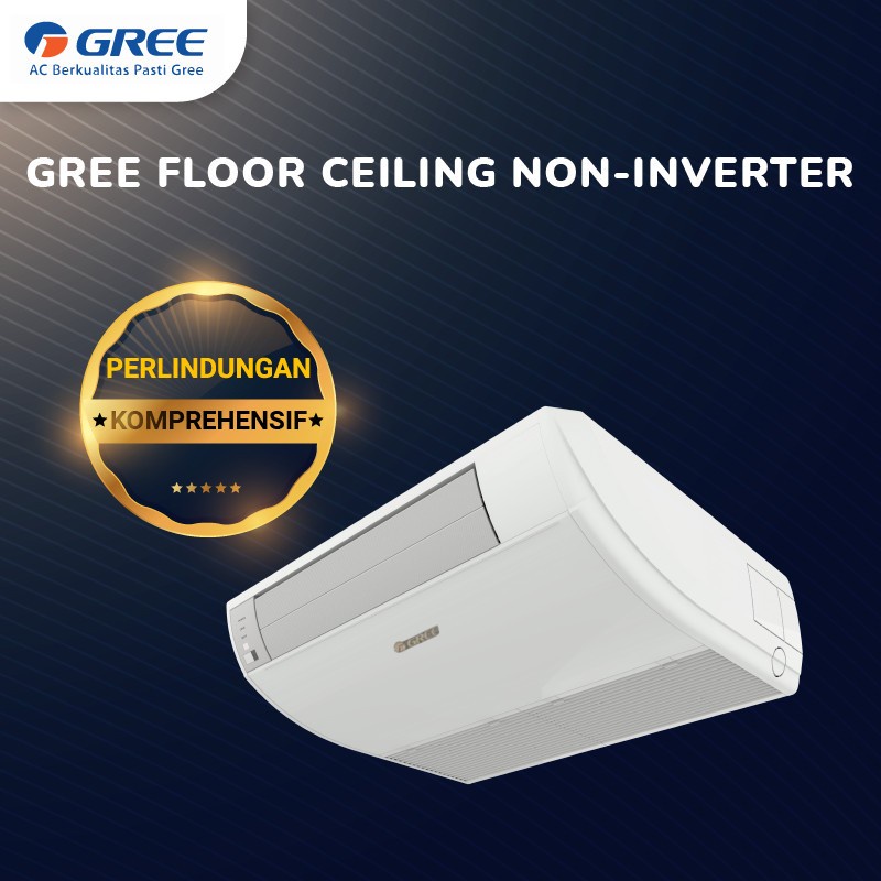 GREE AC Floor Ceiling 4PK GU100ZD/A-K / 4 PK U-Match Series